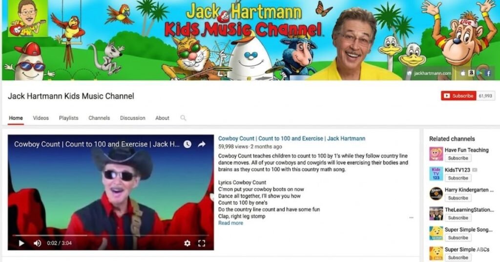 How much does jack hartmann make on youtube
